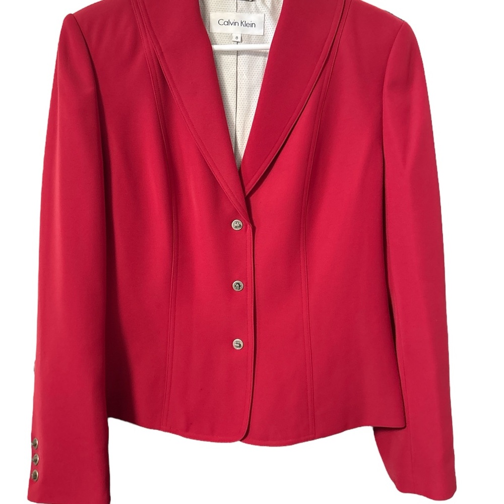 Calvin Klein Women's Red Jacket